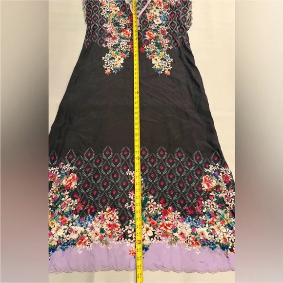 Johnny Was Dress Silk Mystic Midi Dress size Small - Picture 14 of 16